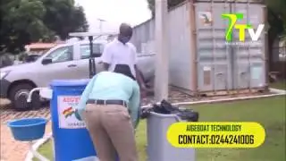 Ghana Made Automatic Hand Washer Can Be Used For The Election Registration & General Elections