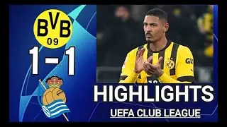 Borussia Dortmund 1-1 Real Sociedad | Highlights match | UCL 2023/2024