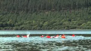 Swimmers making the most of Britain's beautiful lakes and rivers