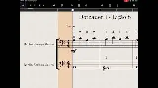 Li&ccedil;&atilde;o 8 - Dotzauer I - Cello