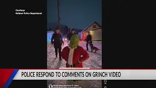 Holmen PD response to Grinch arrest