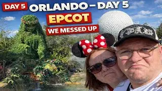 Orlando Florida Jan 2026 | Epcot Day 5 WE MESSED UP!! *First Timer*