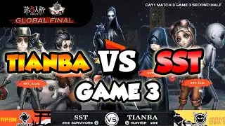 (COA 4 Day 1) SST Vs TIANBA Game 3 | Identity V Call of the Abyss IV Global Final