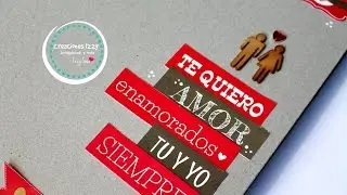 Tutorial Mini Album Scrapbook para enamorados* Creaciones Izzy