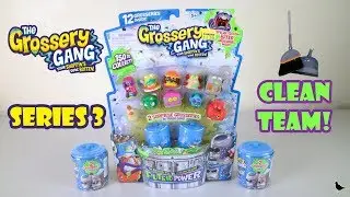 Series 3 Grossery Gang Vs. The Clean Team Opening! Putrid Power | Birdew Reviews
