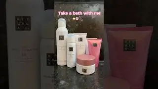 Take a bath with me 🌸🫧  Testing the Ritual of Sakura products  #skincare #selfcare #shower #rituals