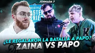 ¿LE REGALARON LA BATALLA A PAPO? | ZAINA VS PAPO FMS ARGENTINA J7