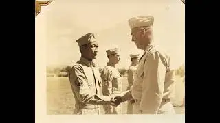 SSgt Ralph Choi receives medal for rescue at Guadalcanal WW2