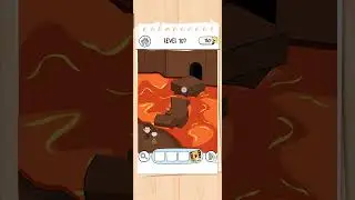Braintest 3 Level 107 I'll build a bridge over the Lava river #trending #braintest3 #viral
