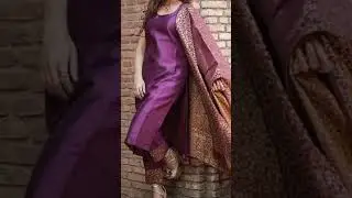 Party wear dress design \ raw silk dress design \ #fashion #fashiondesign #partyweardressdesign