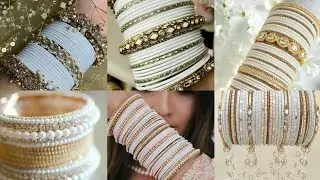 Latest White Bangles Design For Eid | Beautiful Bangles Collection