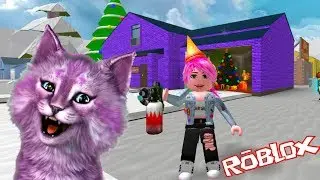 СОБРАЛА СНЕГ И ПИНГВИНОВ в роблокс Snow Shoveling Simulator roblox КОШКА ЛАНА - снежный барон