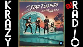 Crashin’ the Curl – The Star Flashers (1963 Surf Rock Instrumental | Wild Retro Surf Jam) AI