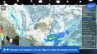 🥶⛈️ Semana con heladez y lluvias. Sigue la racha de tiempo invernal.