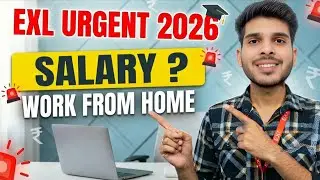 EXL Urgent Hiring 2026 🚨 Work From Home Job | ₹32K Salary | Any Graduate & Freshers Apply Now