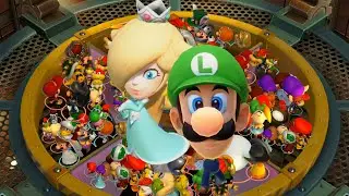 【スーパー マリオパーティ】ミニゲームロゼッタvsルイージvsワルイージvsマリオ(COM最強 たつじん)
