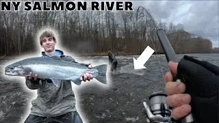 Steelhead fishing on the Salmon River (Cast after cast fish)