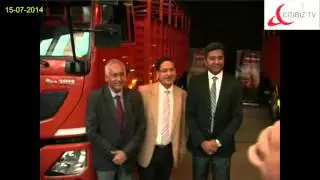 Shyam Maller,Sanjeev Mahajan,vishal Mathur -VECV Ltd. Launch of  Eicher Pro 1000 & 3000 in Karnataka