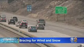 Residents Bracing For Wind, Snow In Lebec