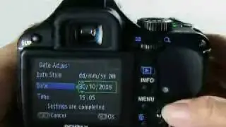 To reset date and time