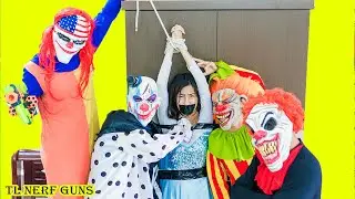 Spiderman X Warriors Nerf Guns Fight Criminal Group Rescue Friend + more Stories