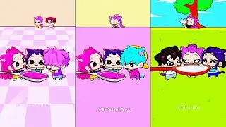 Jinu and Rumi   - Which cat do you like best Zoey, Mira, Rumi Baby or Romance | Kpop Demon Hunters