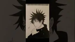 Megumi's Quick Sketch #sketch #art #drawing #artist #anime #jjk #jujutsukaisen #megumi #shorts