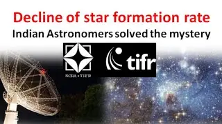 TIE-22 Astronomers  uncover mystery behind decline of star formation rate