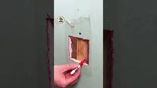 Incredible Easy! Technique to Patch a Hole in Drywall!
