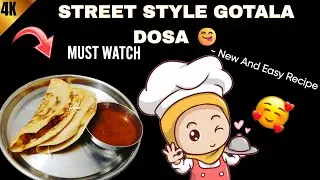 Street Style Gotala Dosa 😋 | Extra Masala & Extra Taste! | Desi Spoon