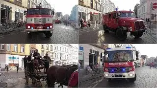 [Von der Pferdekutsche bis zum HLF] Vorf&uuml;hrung 150 Jahre Feuerwehr G&uuml;strow