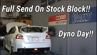 My Dream Subaru Wrx STI Hits The Dyno! Full Send On Stock Block?!