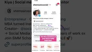 Instagram bio strategies you shouldn't follow as a Social Media Manager👇🏽