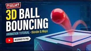 Ball Bouncing Animation Tutorial | Stretch and Squash | Maya Hindi Tutorial (beginners)