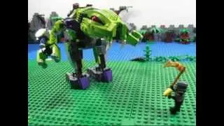 LEGO Ninjago 9455 Fangpyre Mech Stop - Motion Build