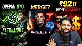 Rupee Hits ₹92, OpenAI IPO, Gold, silver crash 22%, Elon Musk merge SpaceX, Microsoft: Business News