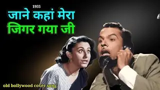 Jane Kahan Mera Jigar Gaya Ji  || Mr & Mrs 55 || Johnnie Walker || old bollywood cover song ||