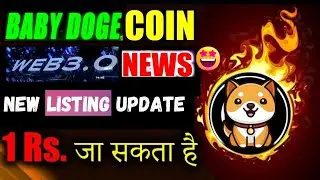 Good news🥳Baby doge Coin web 3.0 Update 😱 | baby dogecoin news today | New Listing news #babydoge