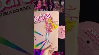 Vem ver um disco da Barbie que &eacute; EXCLUSIVO do Brasil #barbie