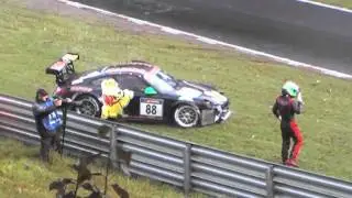 Crash HARIBO Porsche 911 GT3 R 997 N&uuml;rburgring Nordschleife