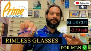 Best Rimless Frame for Men with Polycarbonate Glasses Review #rimless #eyeglasses #rmoptical 
