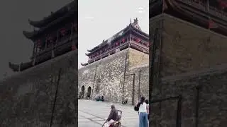 Roof of historic China tower collapses