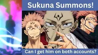 Sukuna summons on my 2 accounts! - Jujutsu Kaisen Phantom Parade