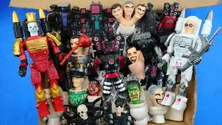 Unboxing drillman  lego vs camera speaker saw man | skibidi toilet astro  zombie  figure  319 GRR