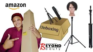 Unboxing Mannequin Head Wig Stand Tripod From Amazon - ft. Beyond Beauty