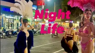 Chaweng Nightlife Koh Samui 🌴 | Fire Show, Bars & Beach Vibes