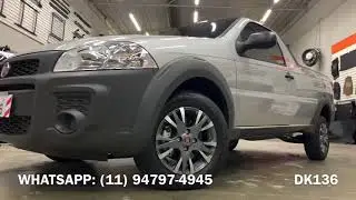 Rodas de Liga Leve para Fiat Strada - Rodas instaladas na Fiat Strada - Rodas de Liga Leve - Dk136