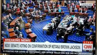 Official US Senate vote today.