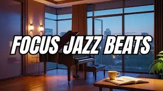 Piano Lofi Study Mix | 90 Min Soft Jazz for Focus & Calm