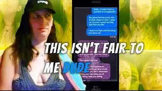 @QueenNAL420 BEING A CRY BABY MANIPULATIVE LIAR DURING A TEXT ARGUMENT WITH @KingCobraJFS
